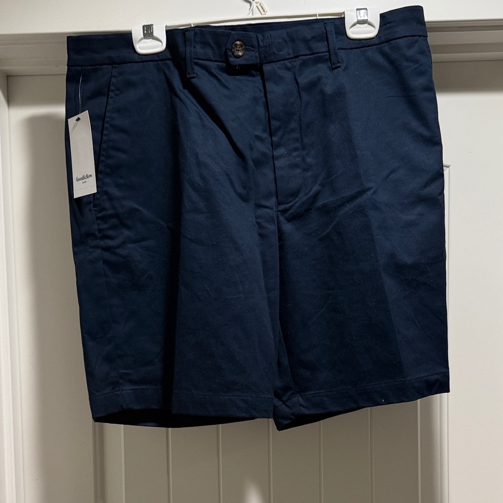 Goodfellow & Co Dark Blue Flat Front Shorts